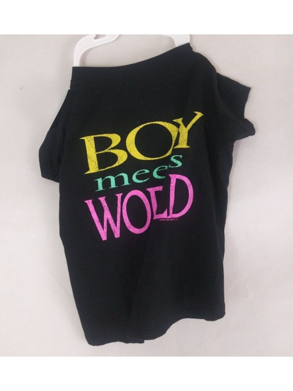 NWT Blended Collection Dog Apparel Boy Meets World Dog Shirt Size Medium